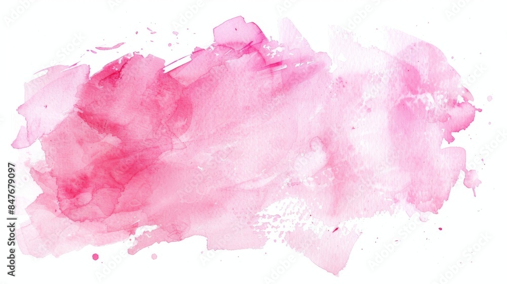 Watercolor brush pink background illustration generated by ai Watercolor brush pink background illustration generated by ai