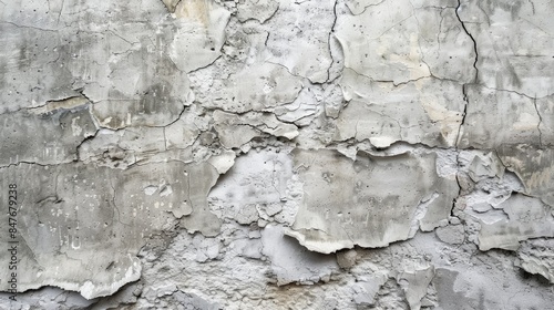Grunge wall with gray stucco texture as a blank abstract background