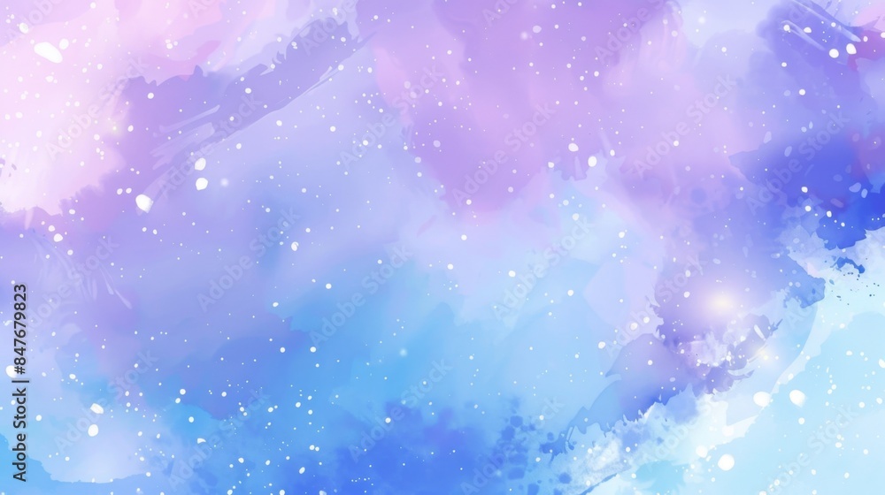 Watercolor brush purple background illustration generated by ai Watercolor brush purple background illustration generated by ai