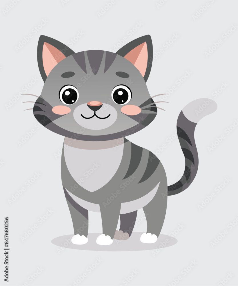 cats vector on white background cats vector on white background