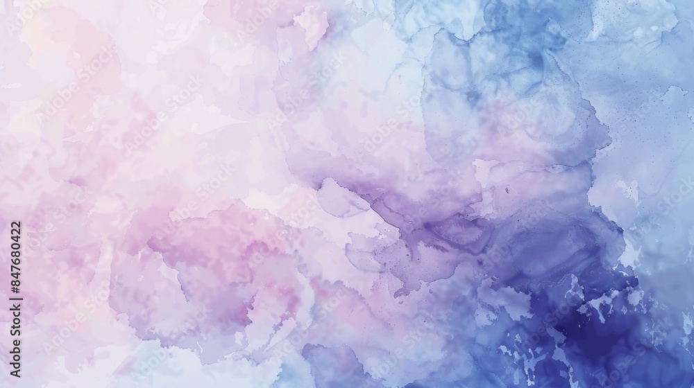 Fototapeta premium Watercolor brush purple background illustration generated by ai