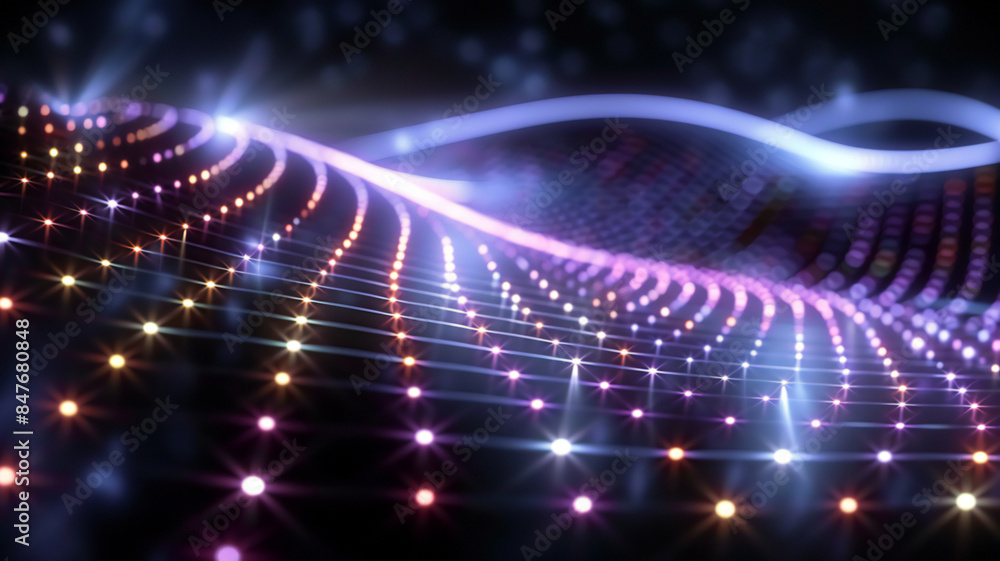 abstract glowing background with flowing line abstract glowing background with flowing line