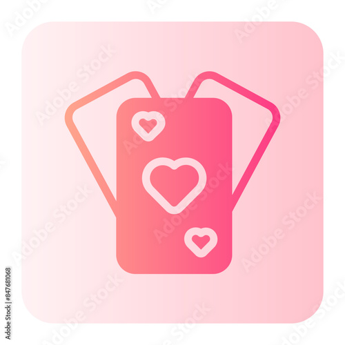 Card Games gradient icon photo