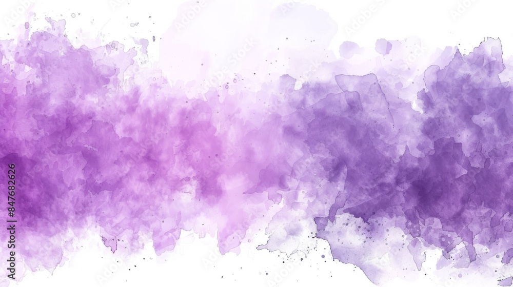 Watercolor brush purple background illustration generated by ai Watercolor brush purple background illustration generated by ai