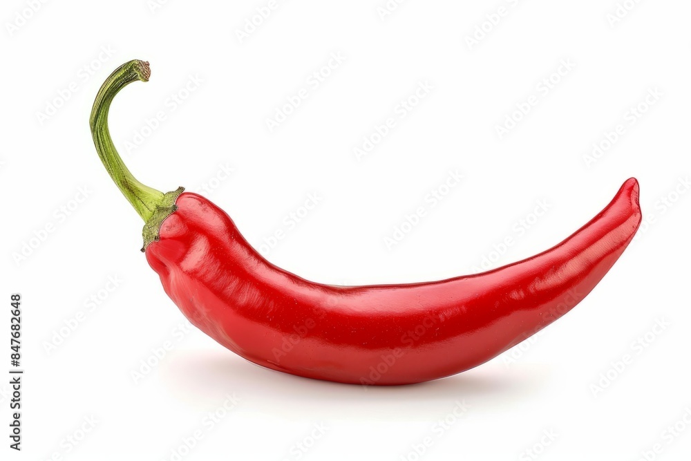 Red chlili or chilli cayenne pepper isolated on white background Red chlili or chilli cayenne pepper isolated on white background