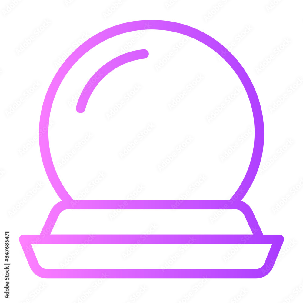 Fortune Teller gradient icon Fortune Teller gradient icon