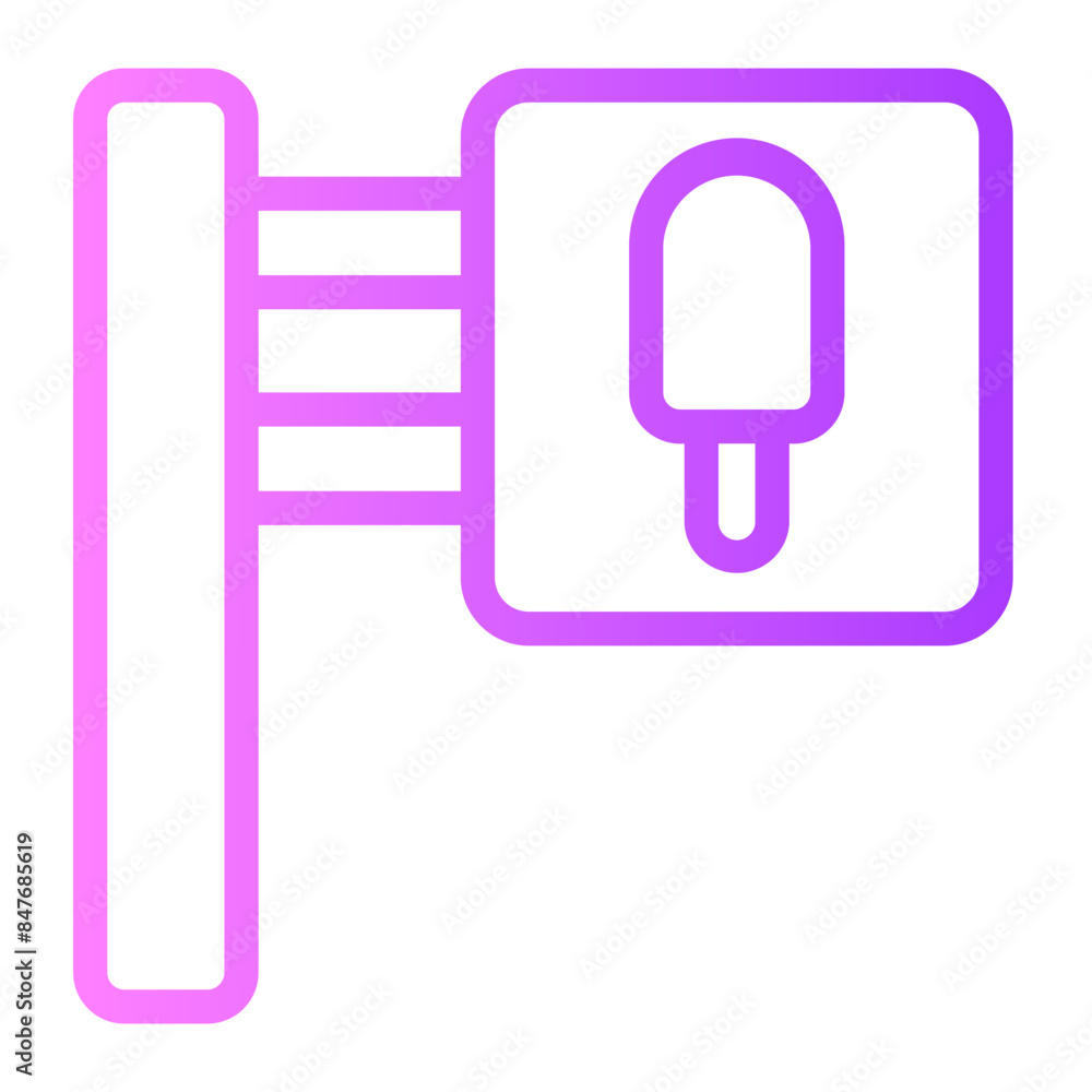 sign gradient icon sign gradient icon