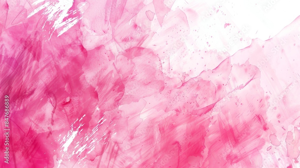 Watercolor brush pink background illustration generated by ai Watercolor brush pink background illustration generated by ai