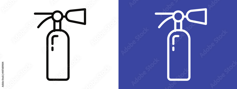 Fire Extinguisher Icon Ideal for Safety and Emergency Illustrations Fire Extinguisher Icon Ideal for Safety and Emergency Illustrations