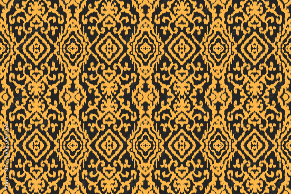 Seamless ethnic design, ikat art. beautiful hand drawn Design for textile and printingEthnic pattern.beautiful pattern. folk embroidery,bohemian style, abstract art Seamless ethnic design, ikat art. beautiful hand drawn Design for textile and printingEthnic pattern.beautiful pattern. folk embroidery,bohemian style, abstract art