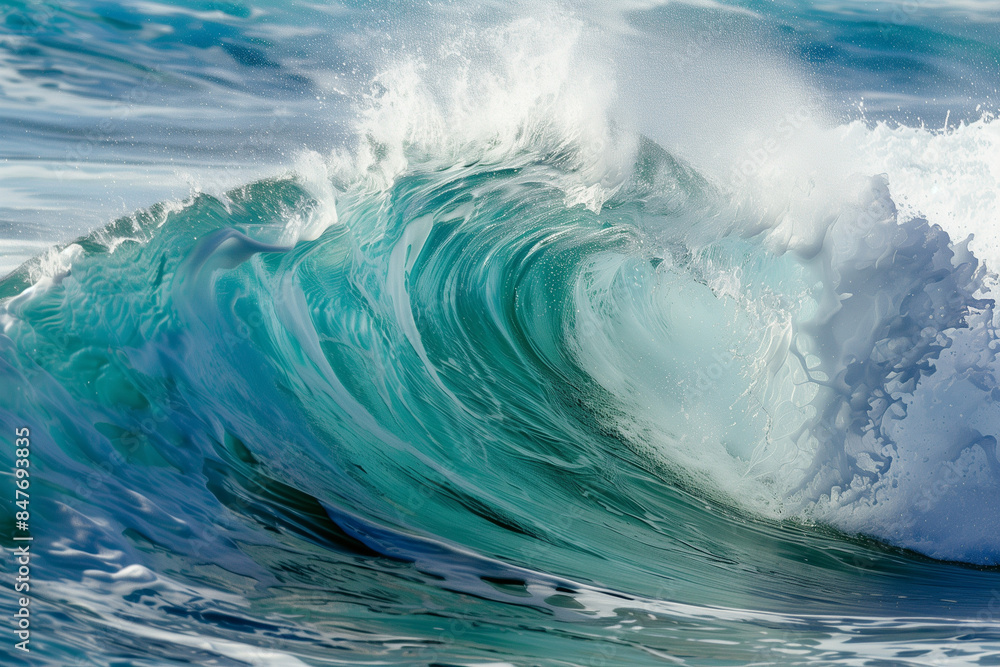 Close-Up of Powerful Ocean Waves Close-Up of Powerful Ocean Waves