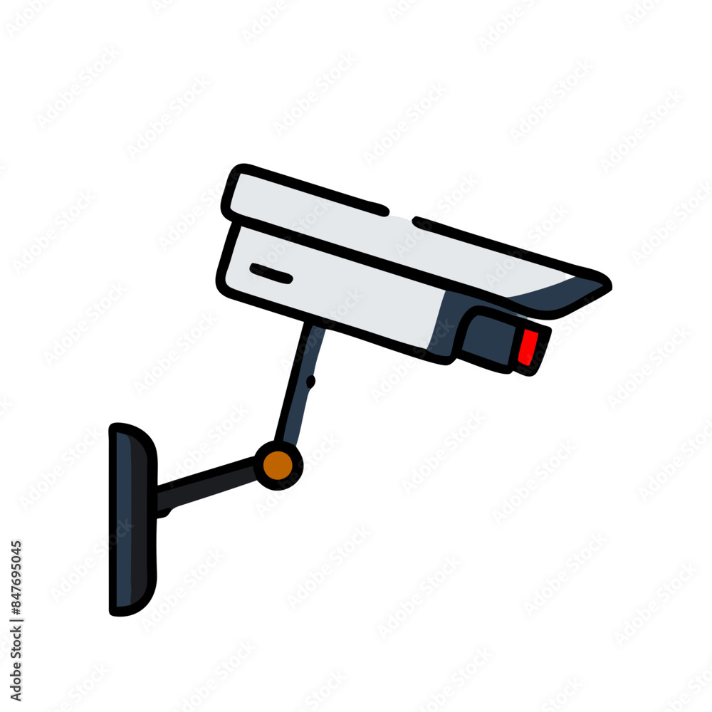 CCTV camera icon isolated CCTV camera icon isolated