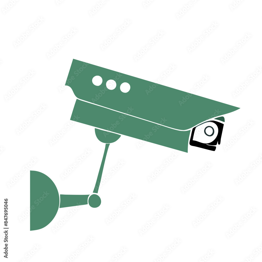 CCTV camera icon isolated