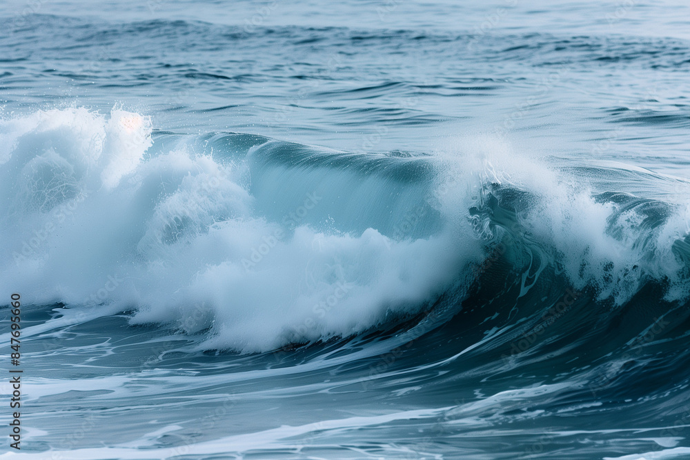 Close-Up of Powerful Ocean Waves Close-Up of Powerful Ocean Waves