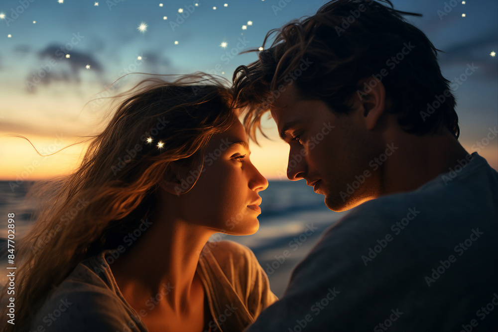 AI generated photo of beautiful sweet cute loving people romantic moment love and relationship concept AI generated photo of beautiful sweet cute loving people romantic moment love and relationship concept