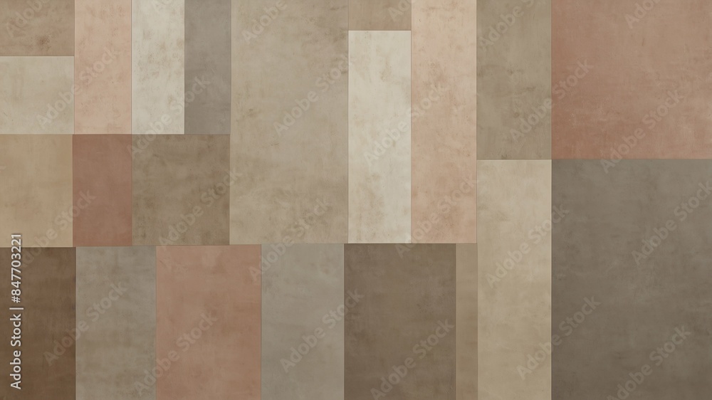 Fototapeta premium abstract minimal background graphic featuring a harmonious blend of soft, muted tones like beige, blush, and light gray, creating a serene and sophisticated canvas. Clean lines and simple