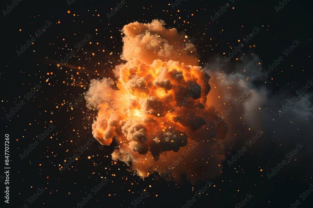 Flames of fire burning with special effects stock AI in the background Flames of fire burning with special effects stock AI in the background