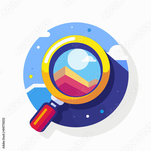 vector magnifying glass