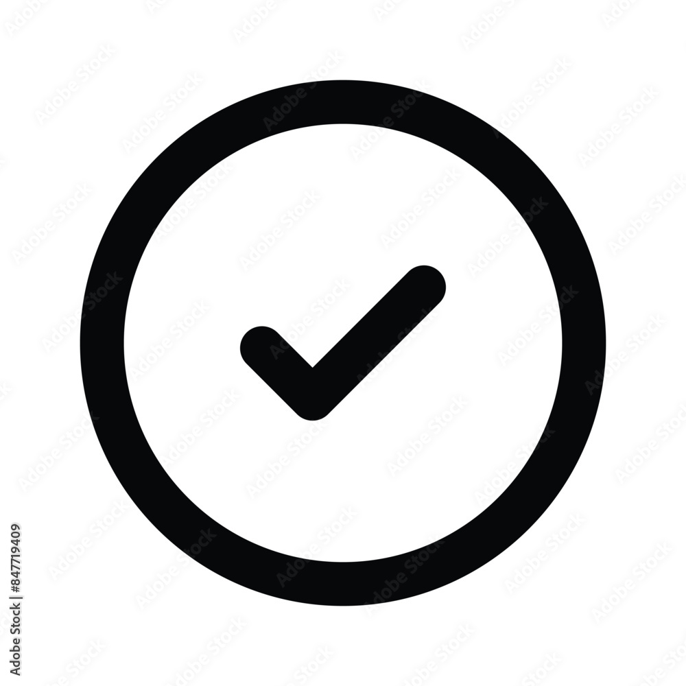 Select icon design, approved vector icon Select icon design, approved vector icon