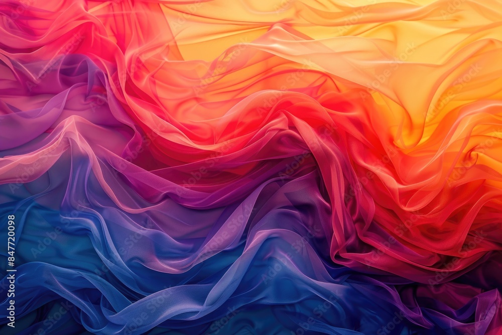 Obraz premium Brightly colored fabric background