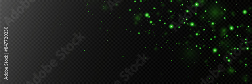 Wallpaper Mural Flying luminous dust and shine. On a transparent background. Torontodigital.ca