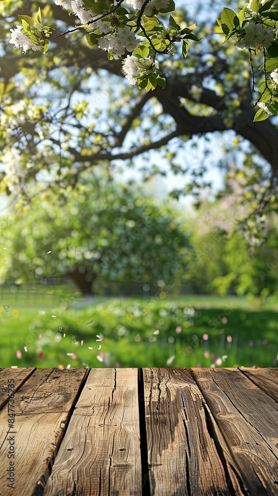 Spring Awakening on a Lush Green Table Spring Awakening on a Lush Green Table