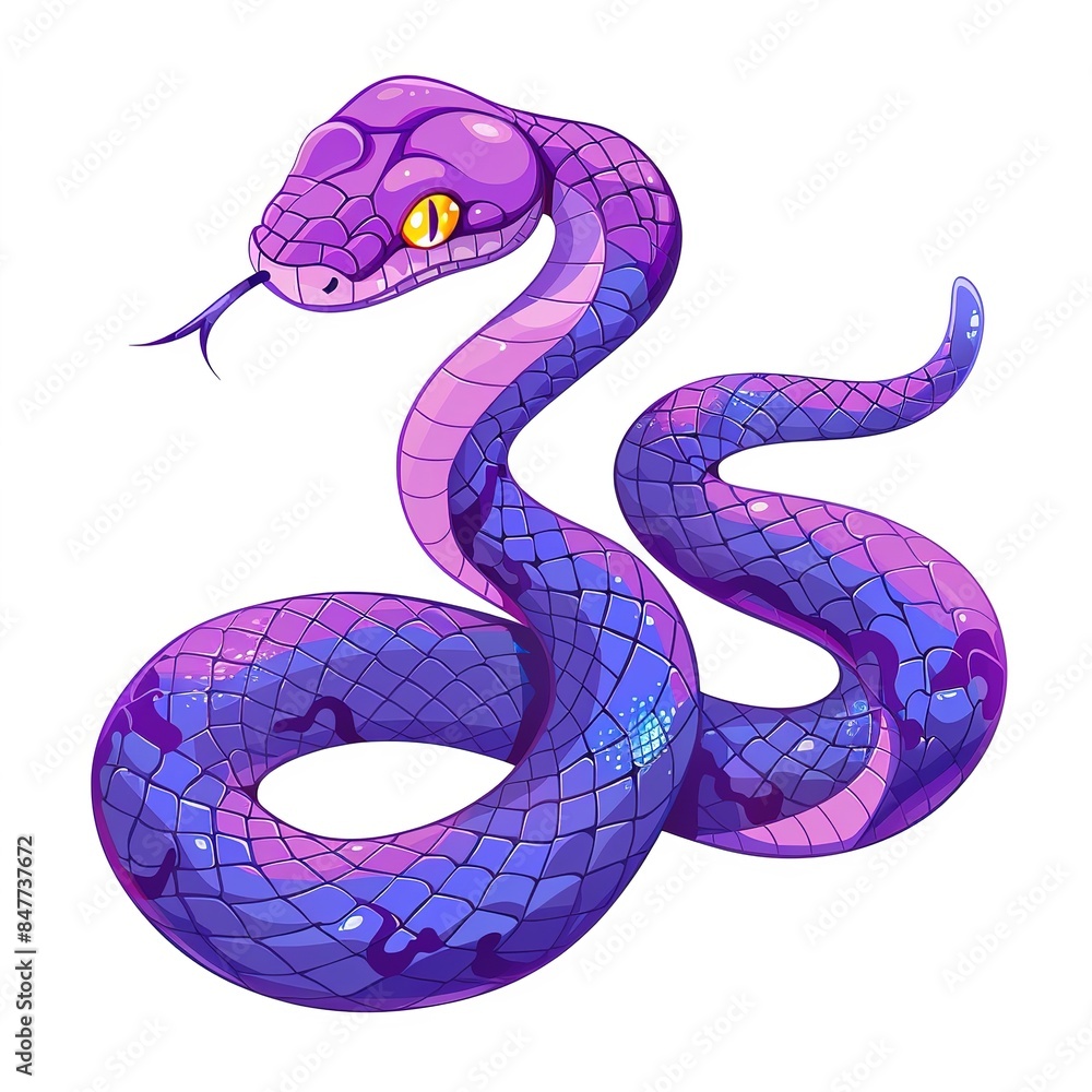 Fototapeta premium Snake classic fashion