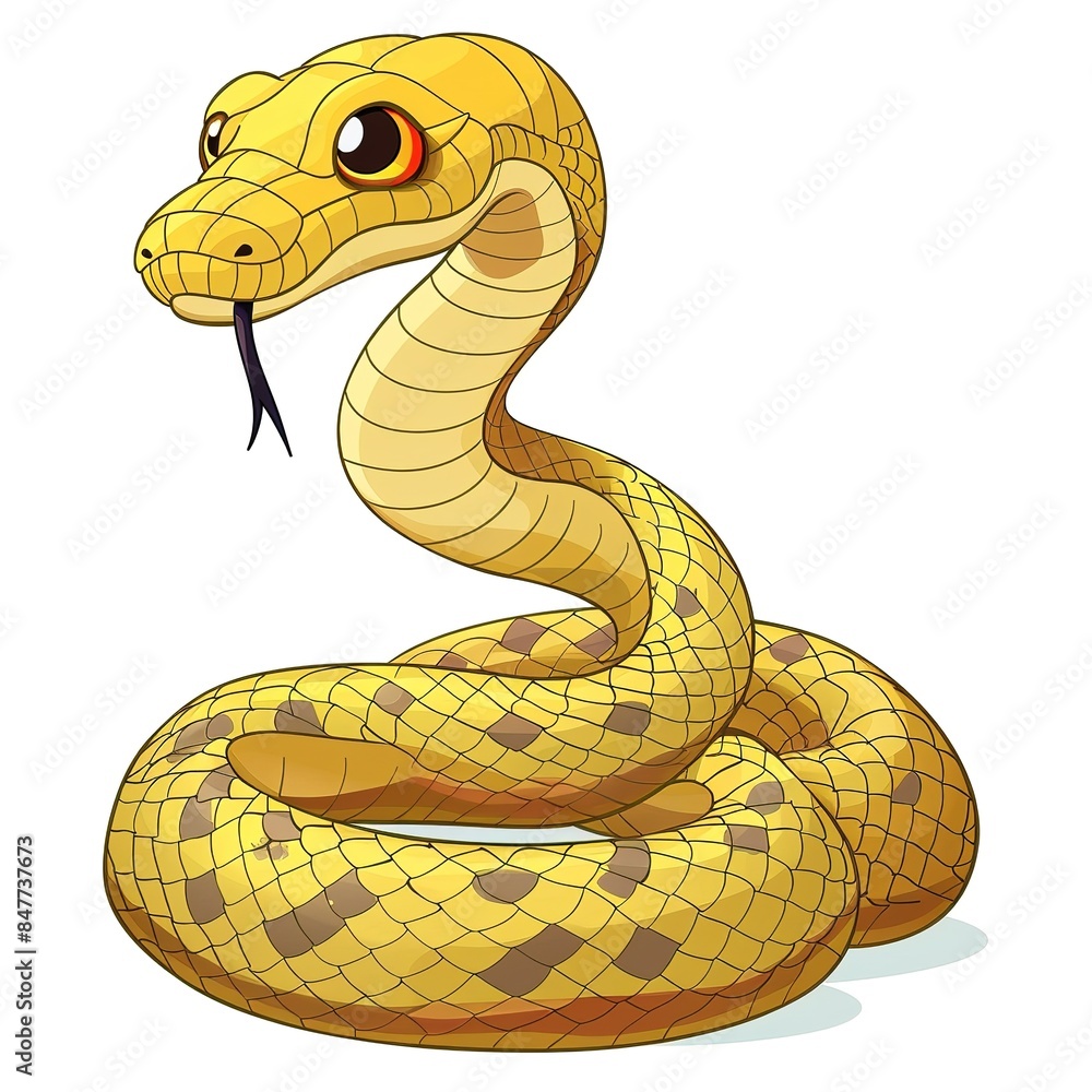 Fototapeta premium Snake classic fashion