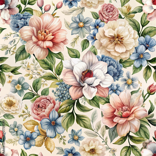 Floral seamless patterns. Flowers  Floral Flowers texture.  Flowers pattern.  Floral seamless. Flowers background. Floral design. Flowers vector.