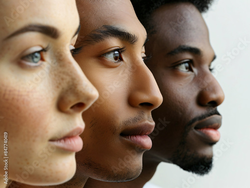 Faces of Diverse People