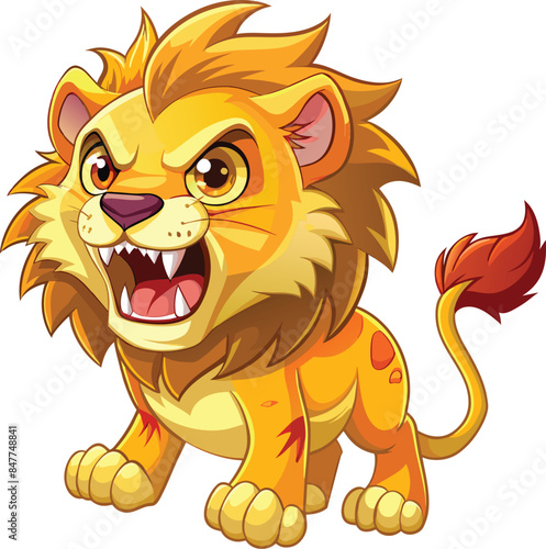 lion cartoon character