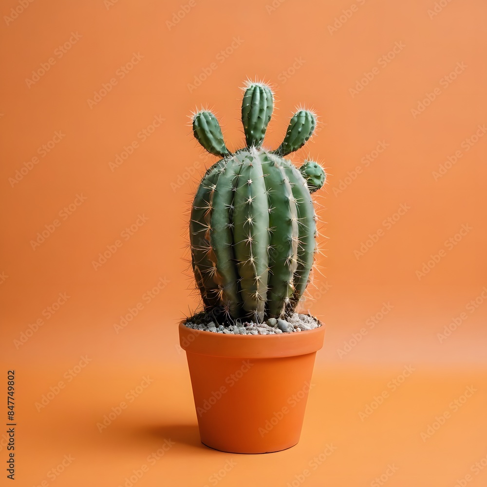 a close up of a cactus plant in a pot on a table a close up of a cactus plant in a pot on a table