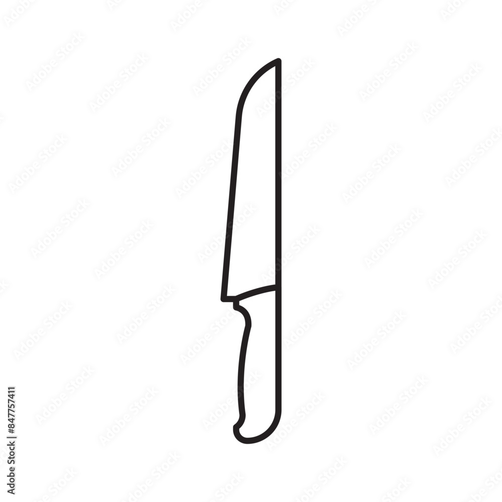 Culinary Knife Icon Ideal for Chef Tools and Kitchen Themes Culinary Knife Icon Ideal for Chef Tools and Kitchen Themes