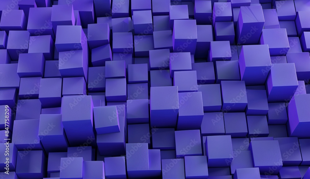 abstract blue cubes background 3D render of an landscape of extending abstract blue cubes background 3D render of an landscape of extending