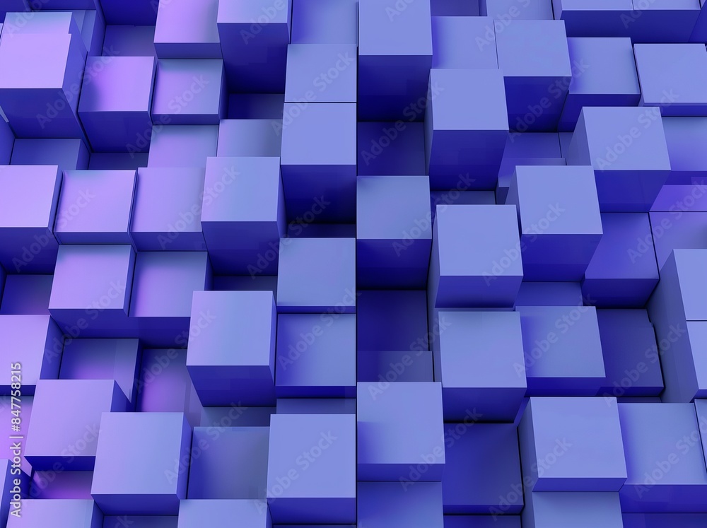 abstract blue cubes background 3D render of an landscape of extending abstract blue cubes background 3D render of an landscape of extending