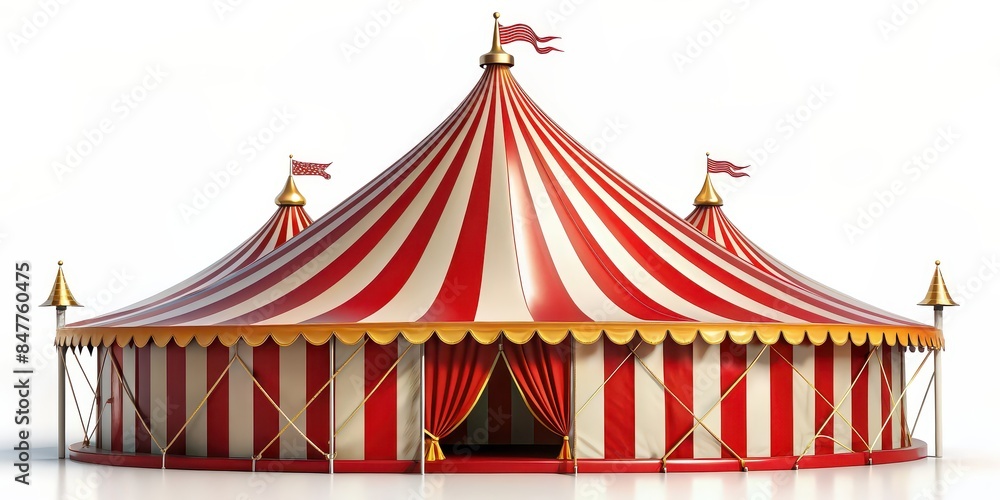 Circus tent isolated on background, carnival, entertainment, amusement, big top, colorful, festive, fun, festival, vintage, performance, attraction, event, celebration, design, striped Circus tent isolated on background, carnival, entertainment, amusement, big top, colorful, festive, fun, festival, vintage, performance, attraction, event, celebration, design, striped