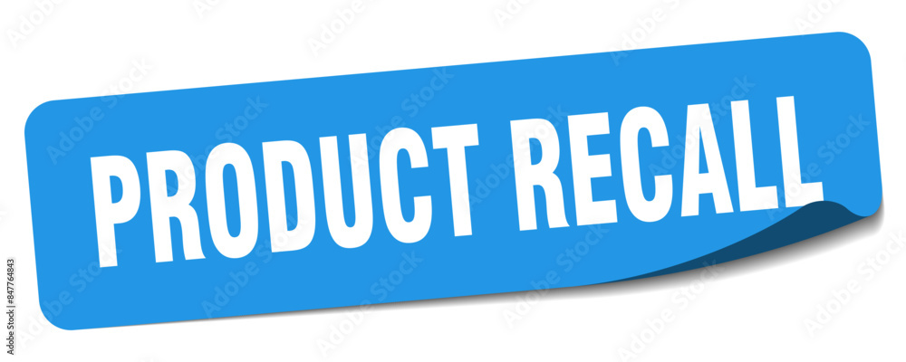 product recall sticker. product recall label product recall sticker. product recall label