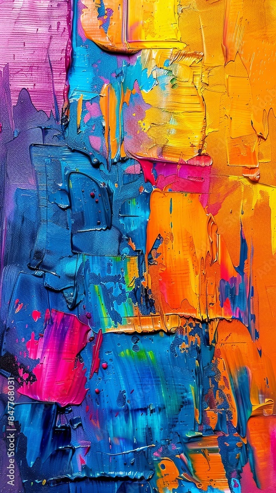 Vibrant Canvas of Abstract Color Explosions Vibrant Canvas of Abstract Color Explosions