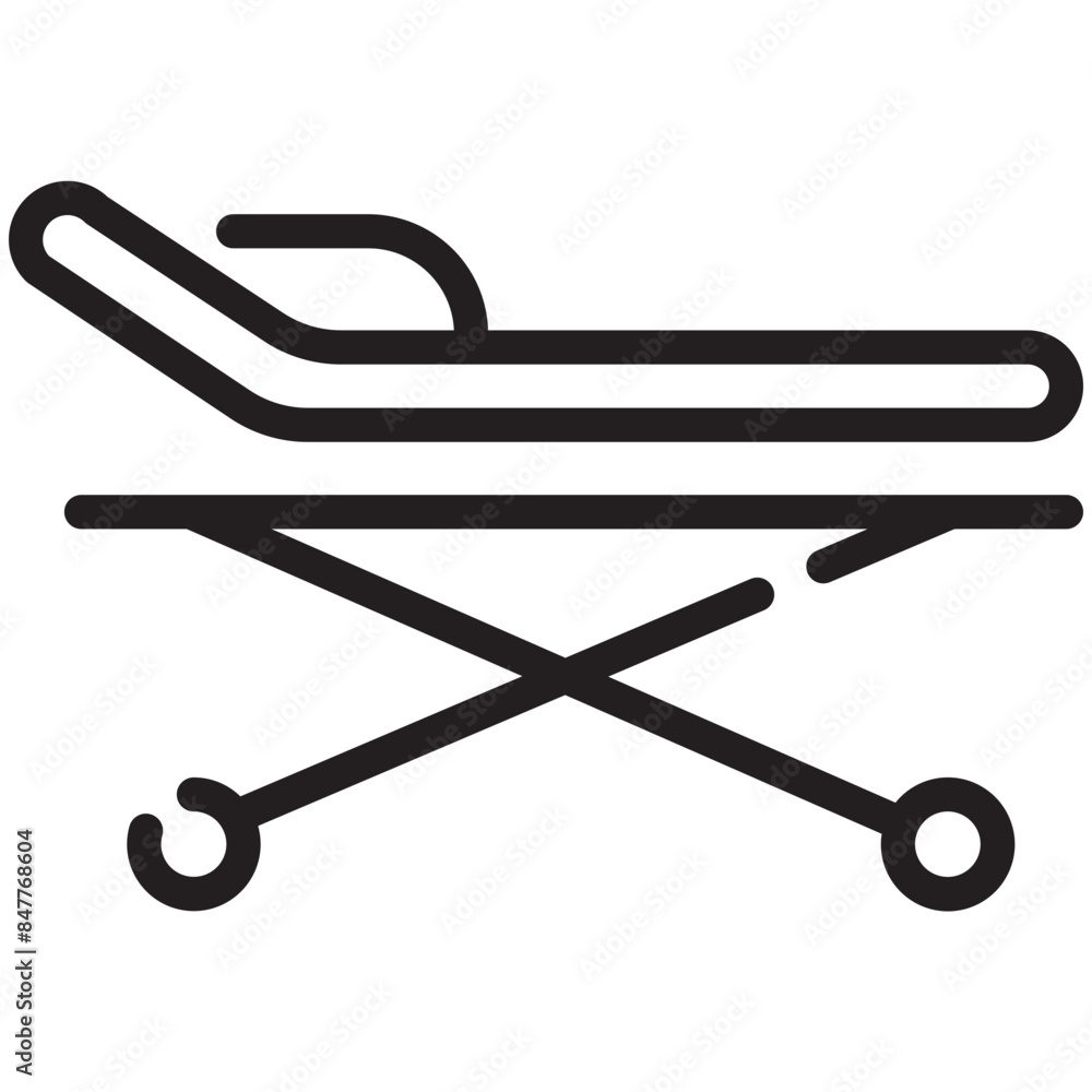 Hospital Bed Icon Hospital Bed Icon