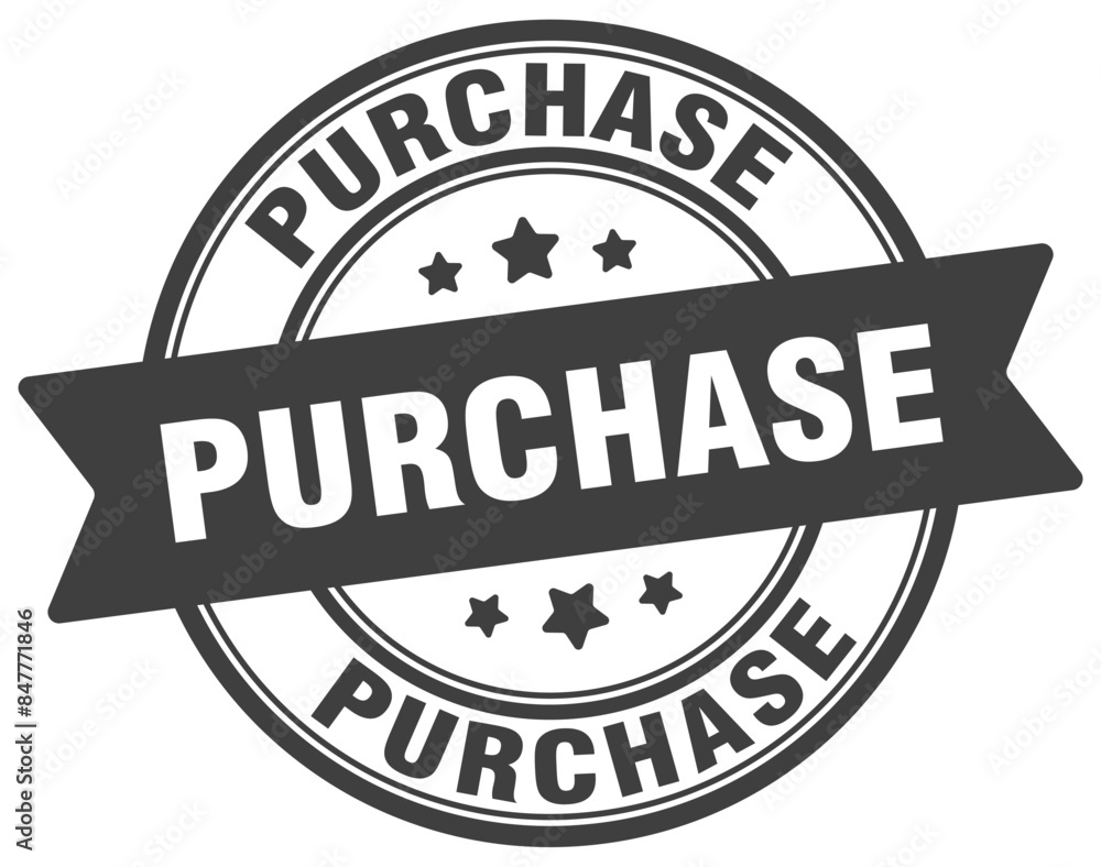 purchase stamp. purchase label on transparent background. round sign purchase stamp. purchase label on transparent background. round sign