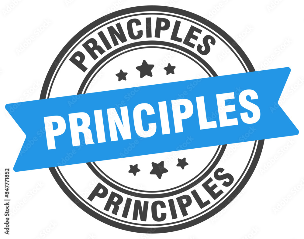 principles stamp. principles label on transparent background. round sign principles stamp. principles label on transparent background. round sign