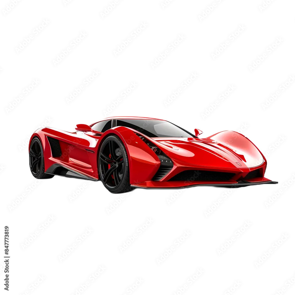 red sports car isolated on a transparent background red sports car isolated on a transparent background