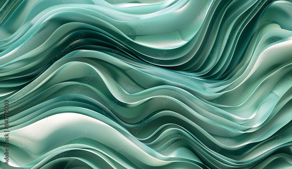 abstract background with smooth wavy lines in teal and green colors in the style of no artist
abstract background with smooth wavy lines in teal and green colors in the style of no artist