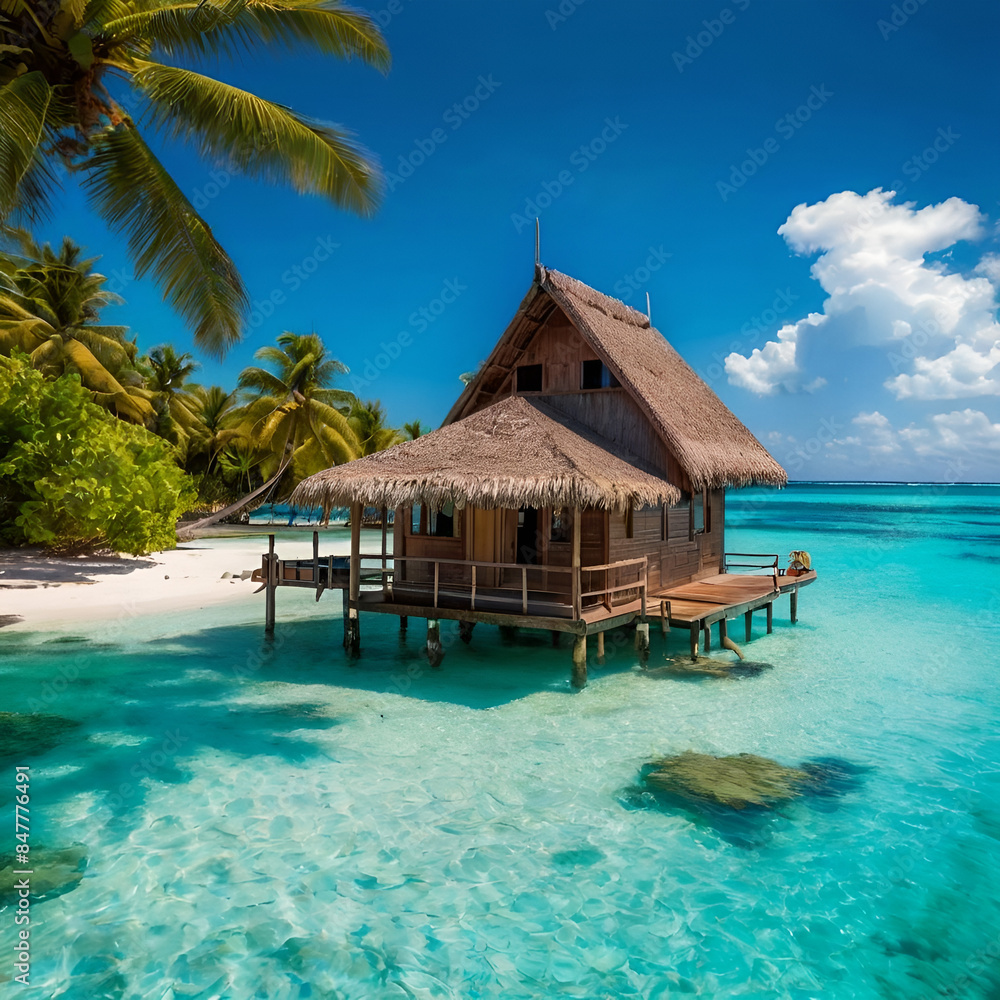 tropical paradise island tropical paradise island
