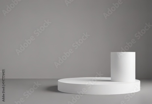 Wallpaper Mural empty white podium Torontodigital.ca