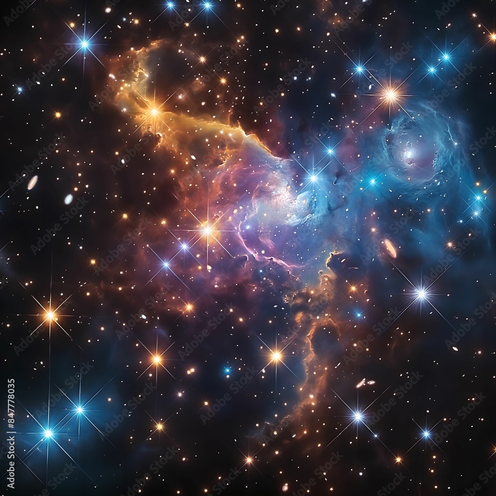 breathtaking and inspiring very wide shot of glactic space teaming with stars and colorful galaxies breathtaking and inspiring very wide shot of glactic space teaming with stars and colorful galaxies