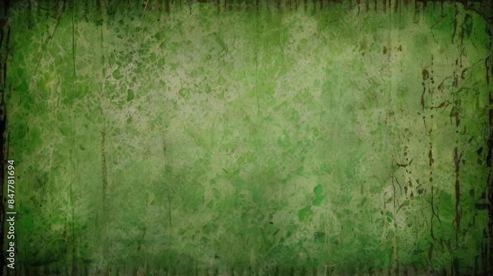 Urban Art Inspired Green Textured Surface Urban Art Inspired Green Textured Surface