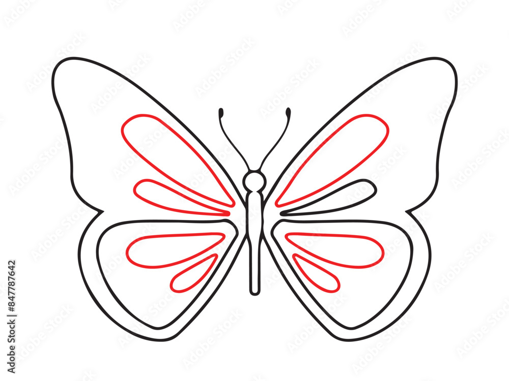 Butterfly Sketch Vector Art, Icons, and Graphics Butterfly Sketch Vector Art, Icons, and Graphics