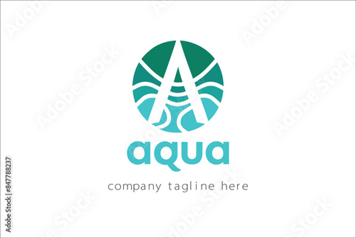 AQUA Logo design for business