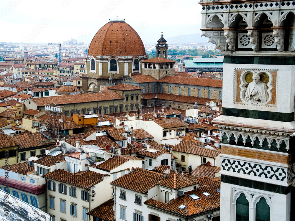 Fototapeta premium Dachlandschaft in Florenz